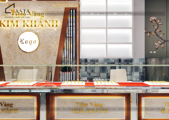 Thiết Kế Nội Thất Tiệm Vàng - Kim Khánh - Quận 6 